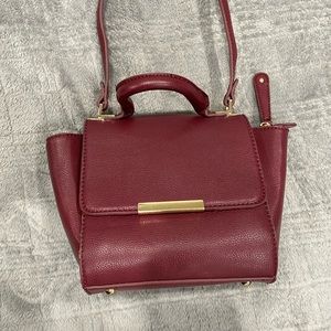 Dark red crossbody bag